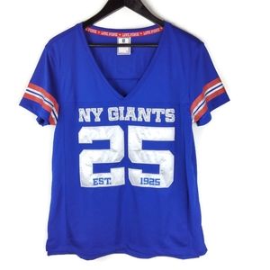 NY Giants NFL Victoria Secret Love Pink Football Jersey